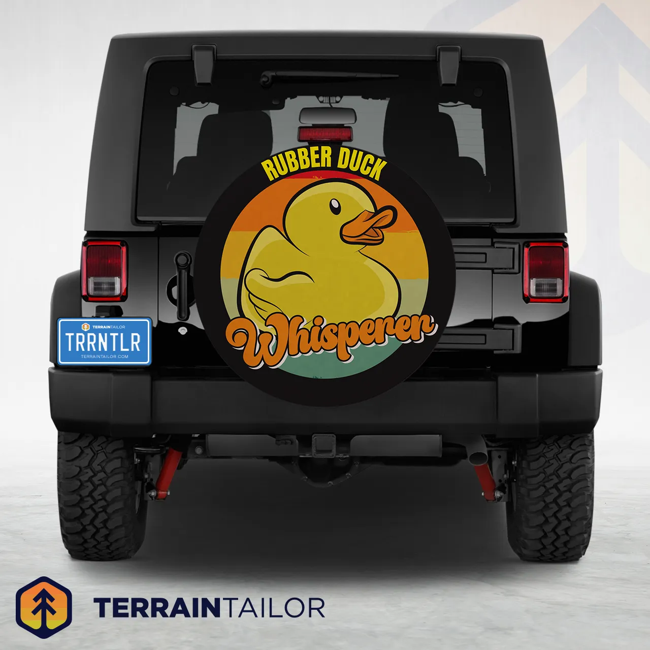 Rubber Duck Whisperer Spare Tire Cover