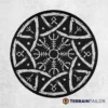 Norse Runes & Vegvisir Spare Tire Cover