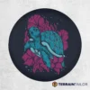 Sea Turtle & Hibiscus Spare Tire Cover