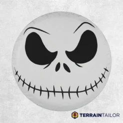 Smiling Skeleton Face Tire Cover