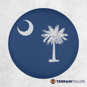 South Carolina State Flag – Spare Tire Cover