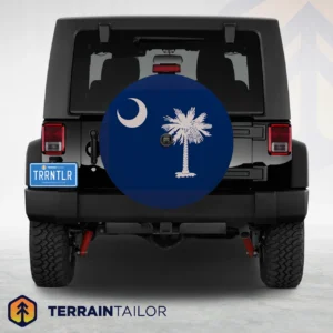 South Carolina State Flag – Spare Tire Cover