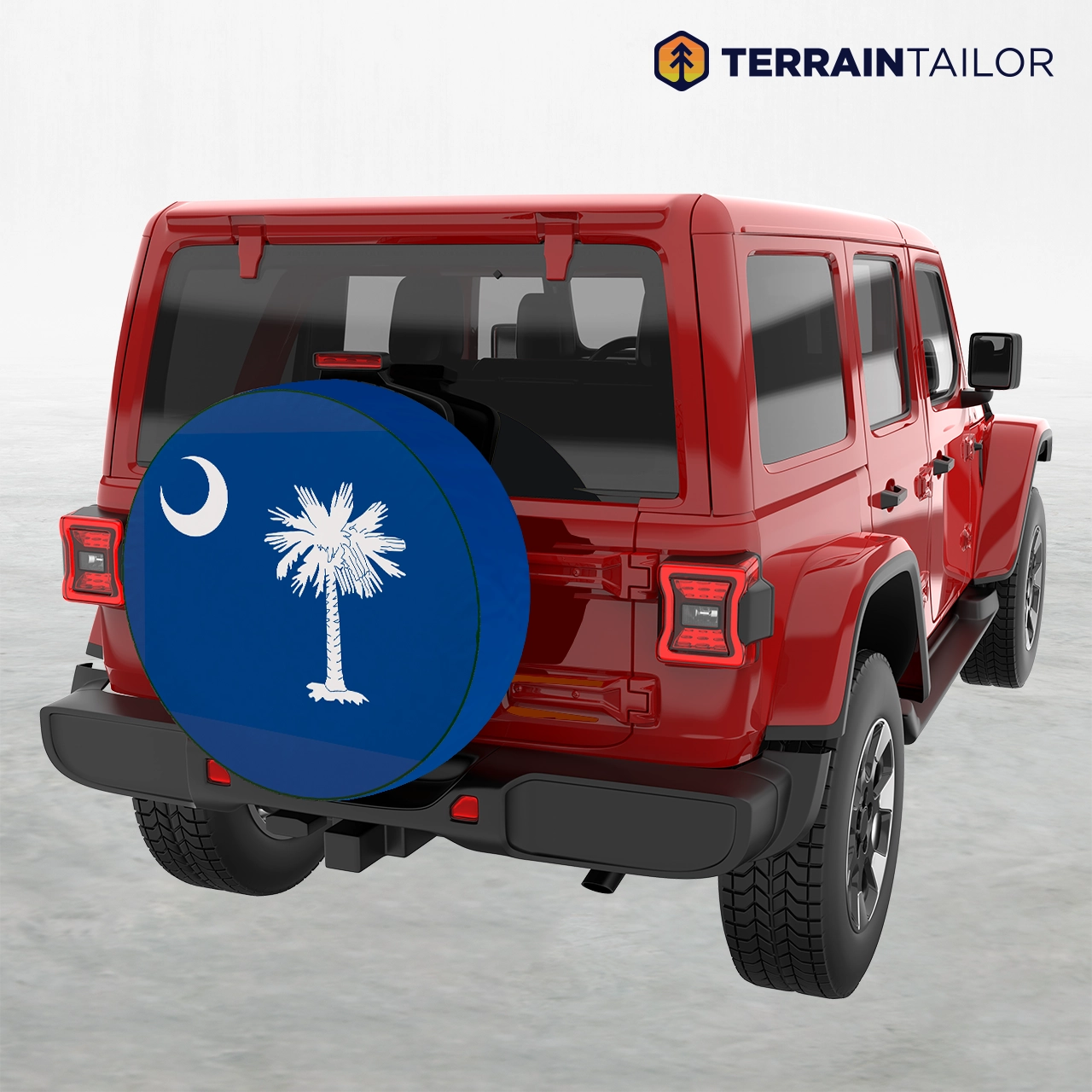 South Carolina Crescent & Palmetto Spare Tire Cover