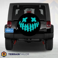 Spray Paint Face Spare Tire Cover