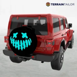 Spray Paint Face Spare Tire Cover