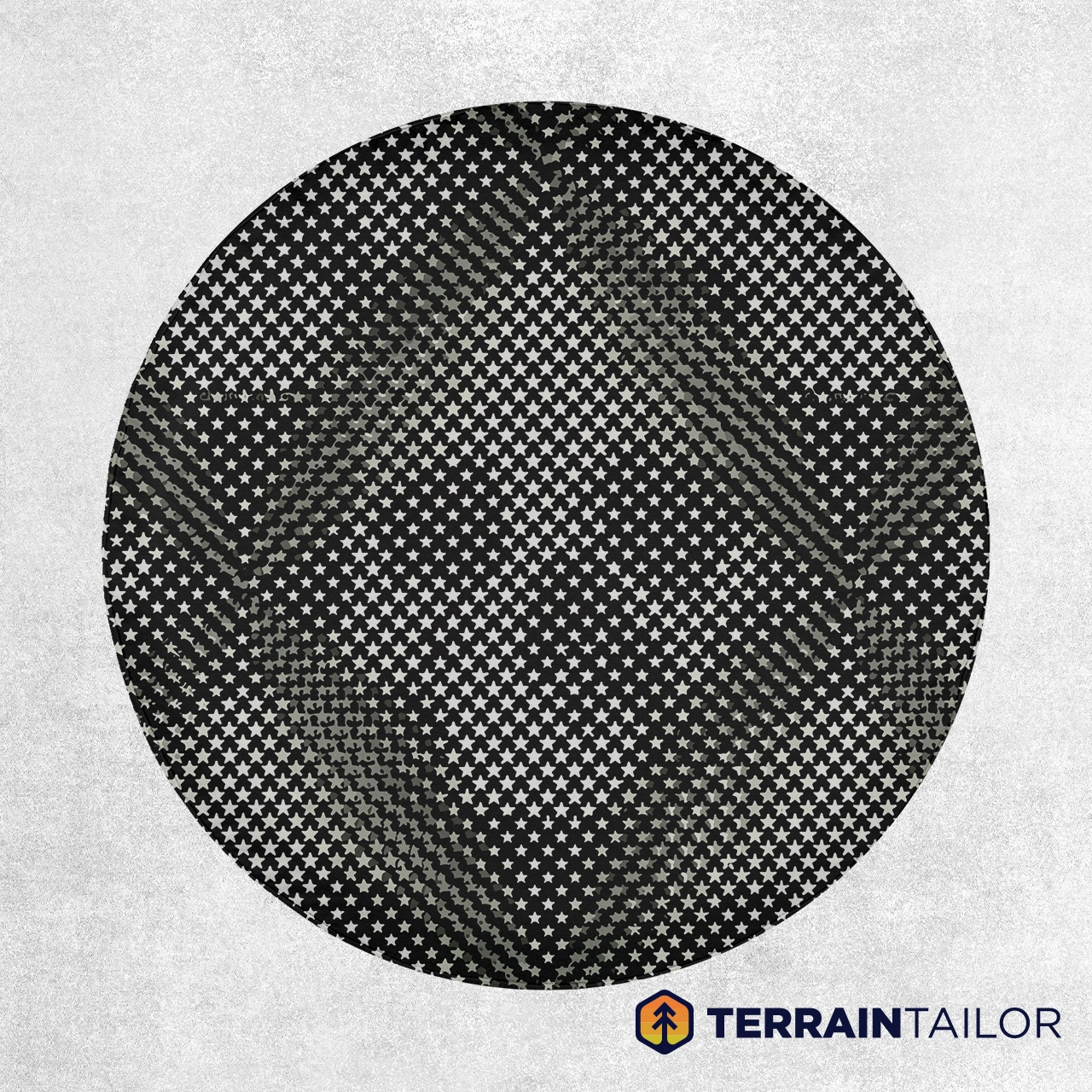 Star Gradient Skull Illusion Spare Tire Cover