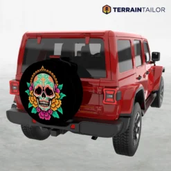 Sugar Skull Tire Cover