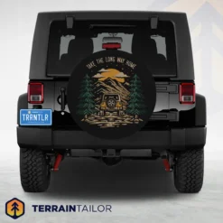 Take the Long Way Home Jeep Spare Tire Cover
