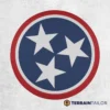 Tennessee State Flag Tire Cover