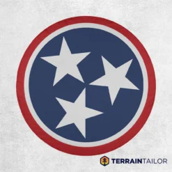 Tennessee State Flag Tire Cover