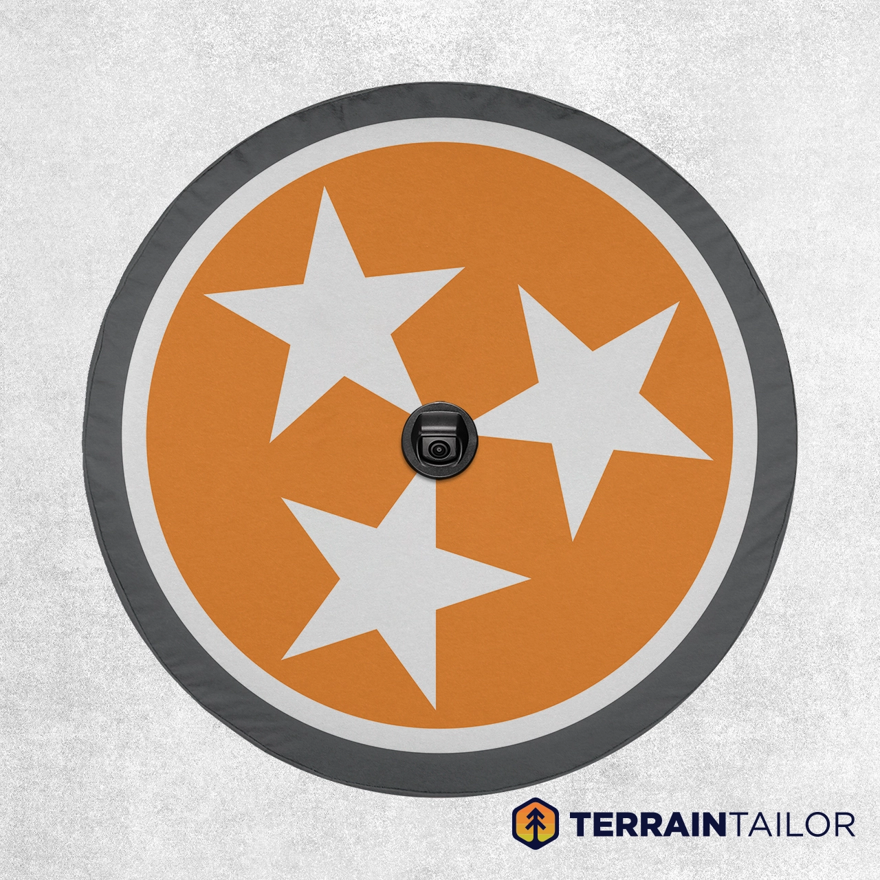 Tennessee Tri-Star Orange Spare Tire Cover