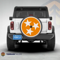 Tennessee Tri-Star Orange Spare Tire Cover