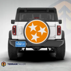 Tennessee Tri-Star Orange Spare Tire Cover