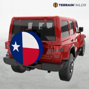 Texas State Flag Spare Tire Cover
