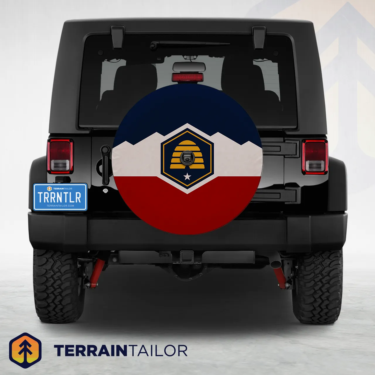 Utah State Flag Spare Tire Cover