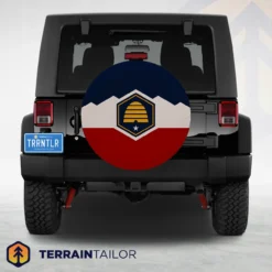 Utah State Flag Spare Tire Cover