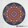 Vivid Mandala Tire Cover – Colorful, Symmetrical, and Eye-Catching