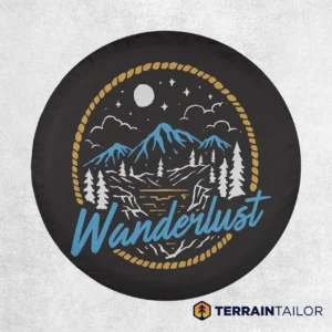 Wanderlust Wilderness Spare Tire Cover