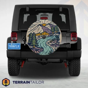Wild Nature Camp Spare Tire Cover