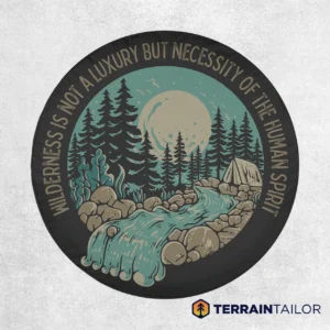 Wilderness Is Not a Luxury - Spare Tire Cover