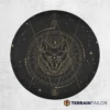 Celestial Wolf Totem Tire Cover – Sacred Geometry Design