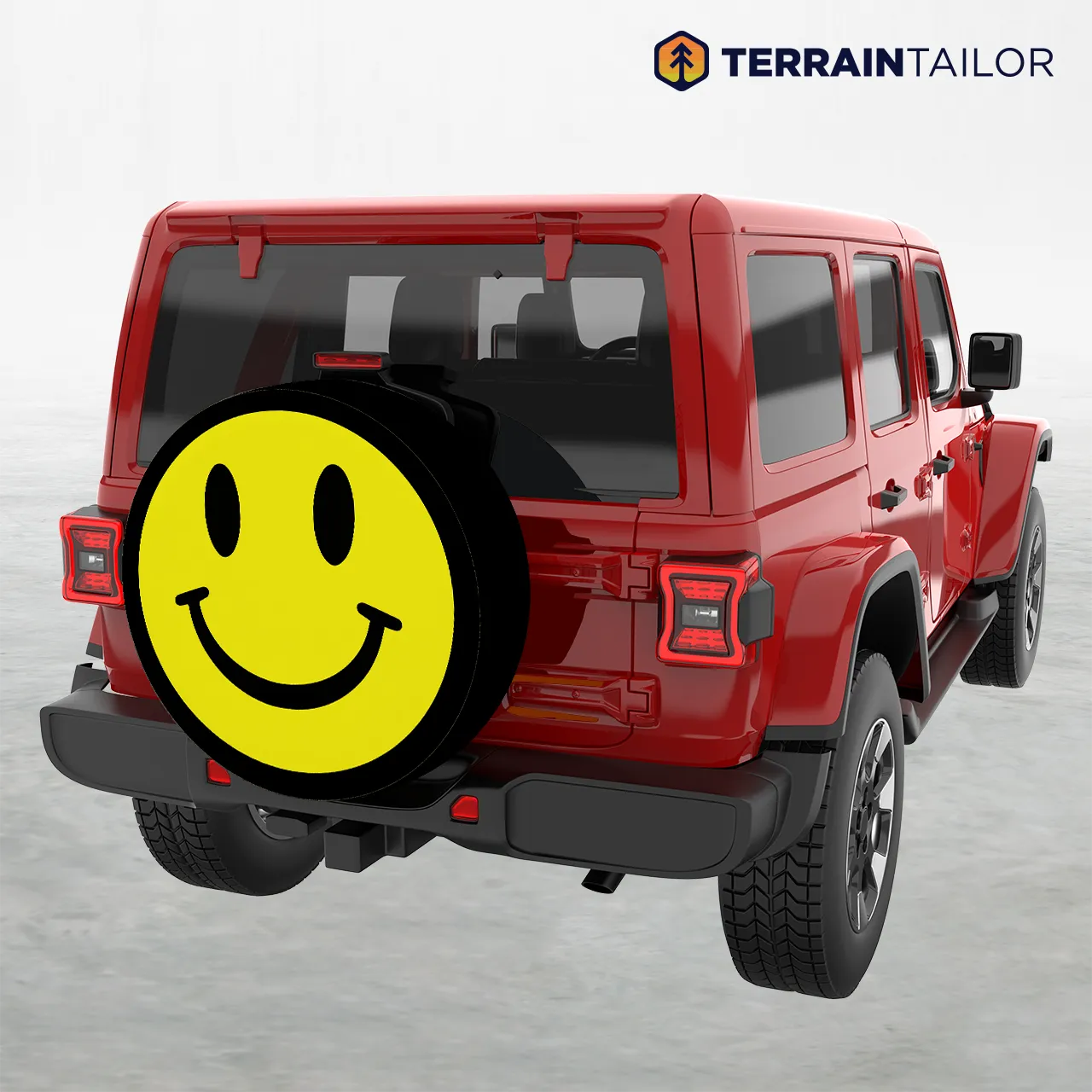 Classic Smiley Face Spare Tire Cover