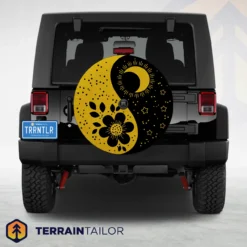 Yin Yang Day & Night Spare Tire Cover