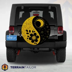 Yin Yang Day & Night Spare Tire Cover