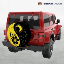 Yin Yang Day & Night Spare Tire Cover