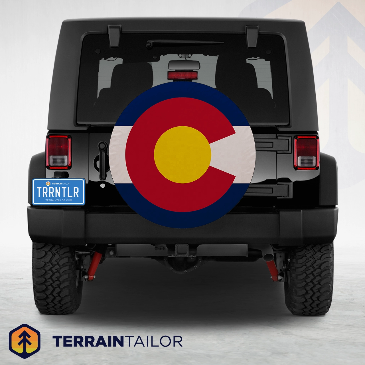 Colorado State Flag Spare Tire Cover
