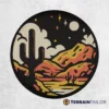 Desert Nightscape Spare Tire Cover