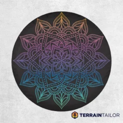 Gradient Mandala Spare Tire Cover