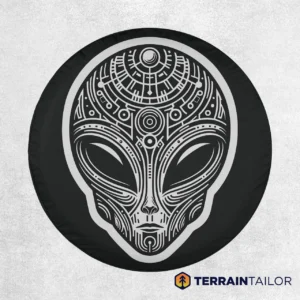 Alien Circuit Spare Tire Cover