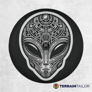 Alien Circuit Spare Tire Cover