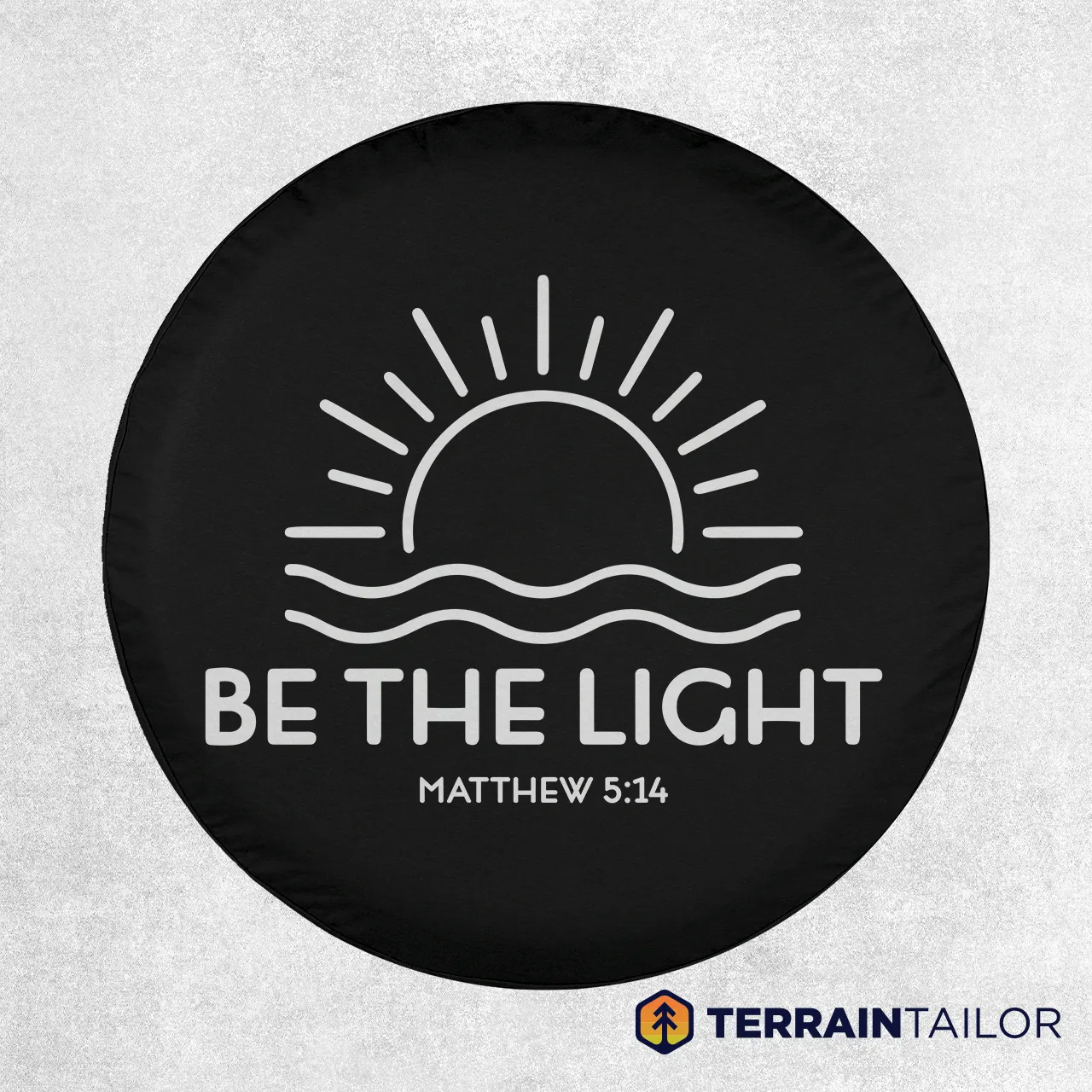 Be the Light - Matthew 5:14 Spare Tire Cover