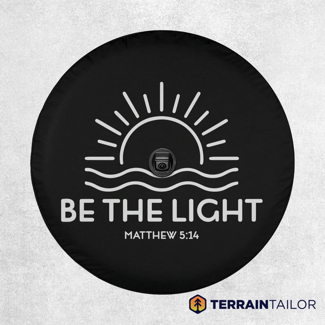 Be the Light - Matthew 5:14 Spare Tire Cover