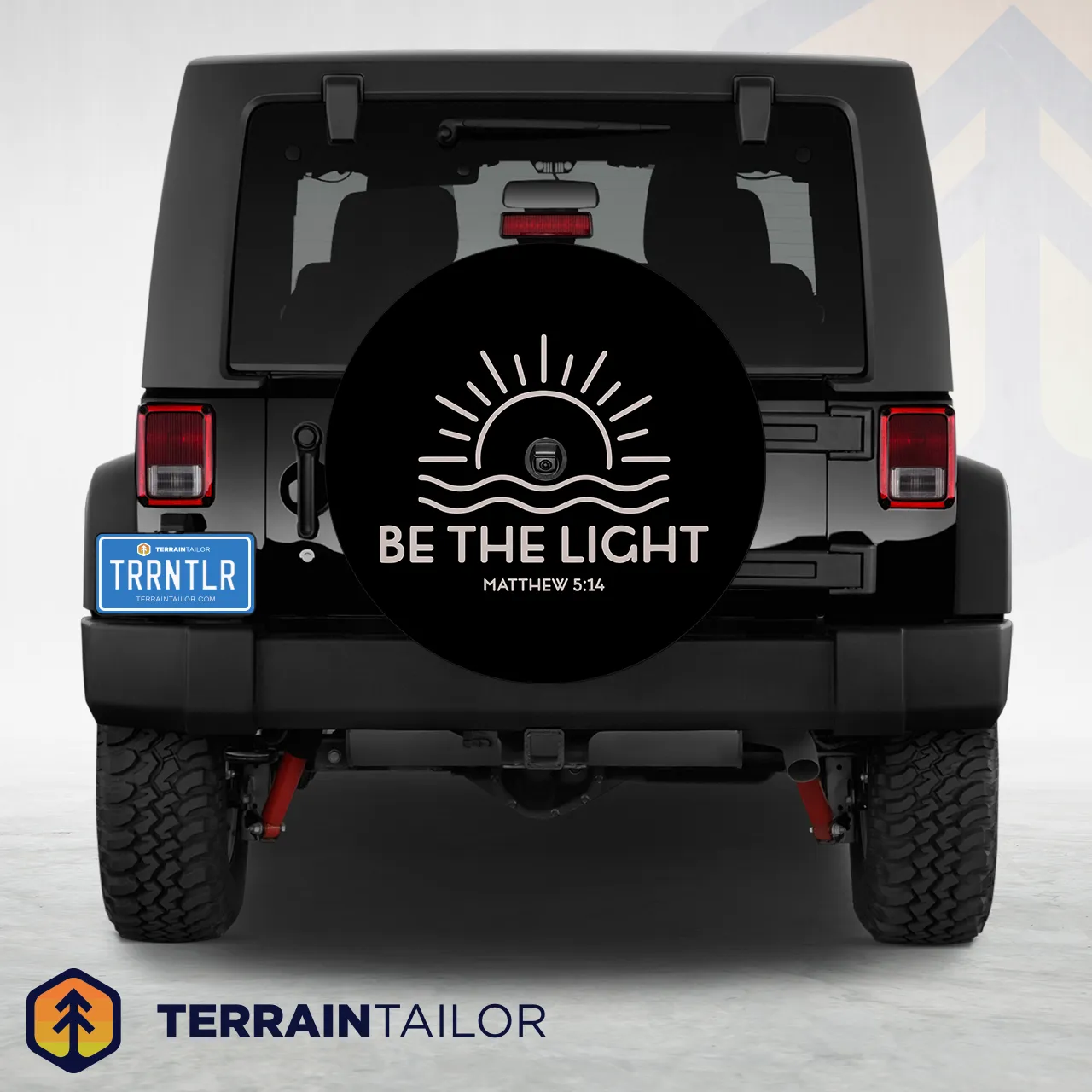 Be the Light - Matthew 5:14 Spare Tire Cover