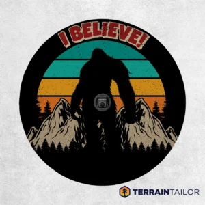 I Believe Bigfoot Spare Tire Cover