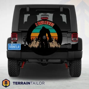 I Believe Bigfoot Spare Tire Cover