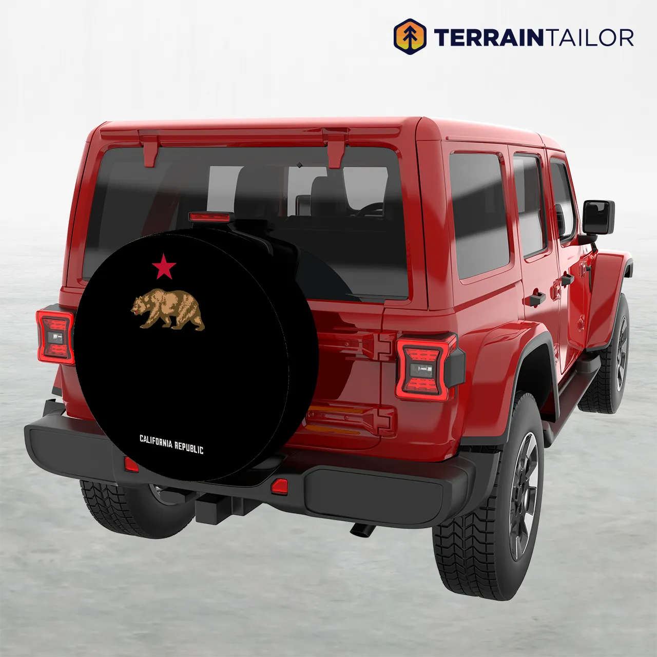 California Republic Bear Spare Tire Cover
