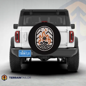 Campfire Badge - Modern Icon Spare Tire Cover