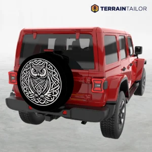 Celtic Owl Spare Tire Cover