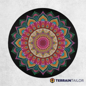 Colorful Mandala Tire Cover