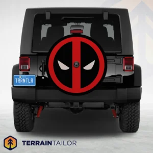 Deadpool Symbol Spare Tire Cover