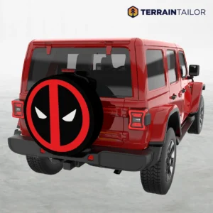 Deadpool Symbol Spare Tire Cover