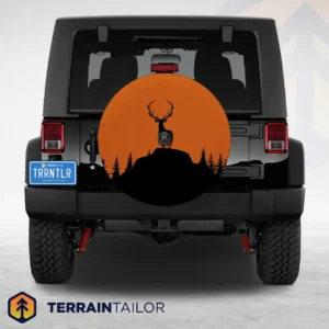 Deer on the Ridge Spare Tire Cover