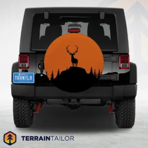 Deer on the Ridge Spare Tire Cover