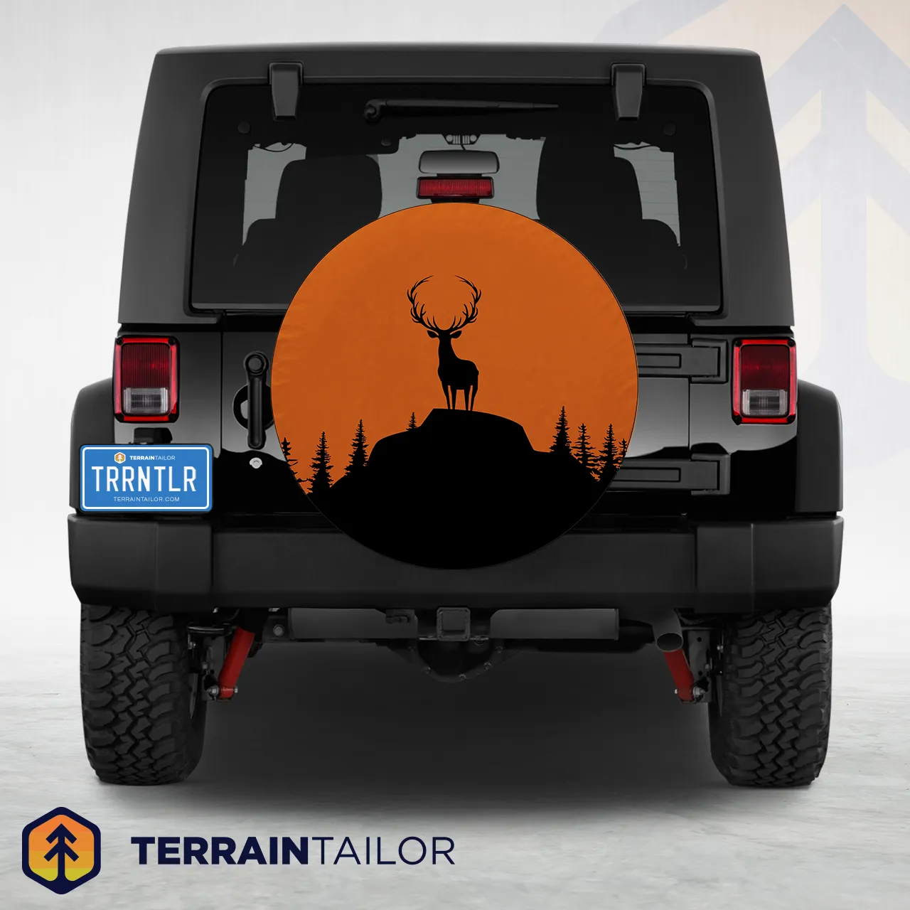 Deer on the Ridge Spare Tire Cover