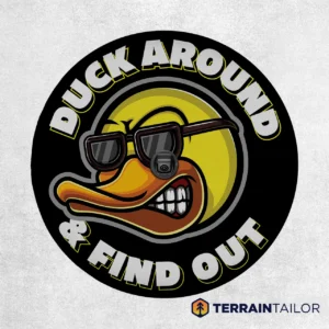Duck Around & Find Out Spare Tire Cover