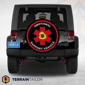 Emotional Support Vehicle Spare Tire Cover
